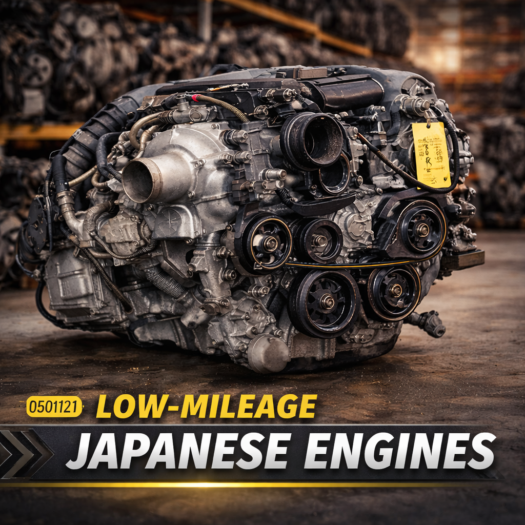 low milleage Japan engines for sale